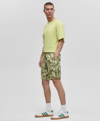 Men's Vacation Palm Pull-On Shorts, Exclusively at Macy's