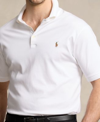 Men's Big & Tall Classic Fit Soft Cotton Polo