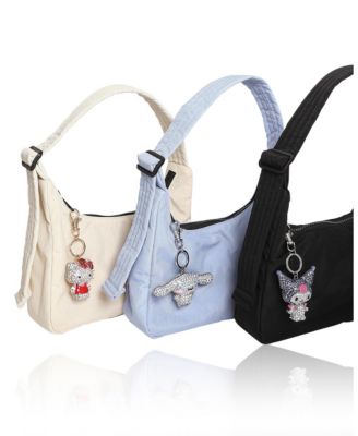 Sanrio Pave 3D Bling Keychain - Bag Charm, Backpack Accessories, Travel Collectible Gift Keychains