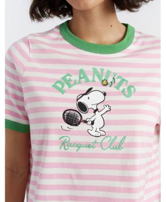 Women's Cotton Peanuts Racquet Club T-Shirt