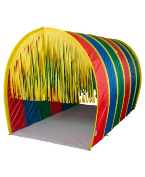 Детская игрушка Pacific Play Tents Tickle Me 9.5 Ft Giant Sensory Walk-Thru Tunnel, Ages 2+, цвет: Разноцветный