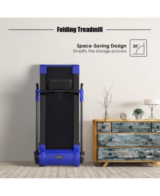 2.25 HP Electric Motorized Folding Treadmill with LED Display