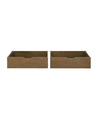 Highland Farmhouse Wood Small Drawers in Sand Dune (Set of 2)