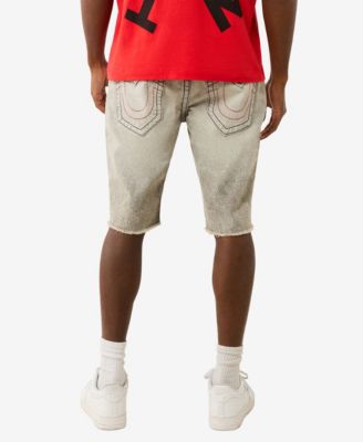 Men's Ricky Single Needle Flap Fray Hem Shorts