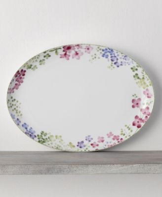 Bloomington Road Oval Platter, 14"