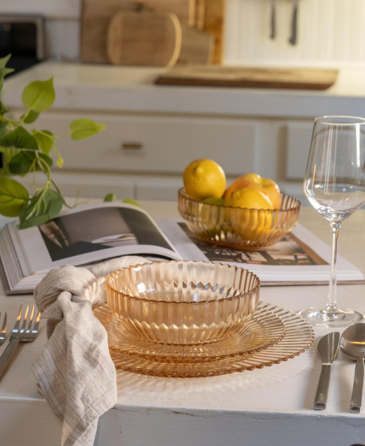 Fortessa Archie Salad Plates, Set Of 4 In Neutral