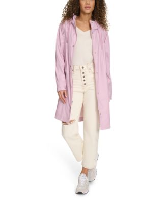 Women's Raglan Sleeve Rain Collar Jacket