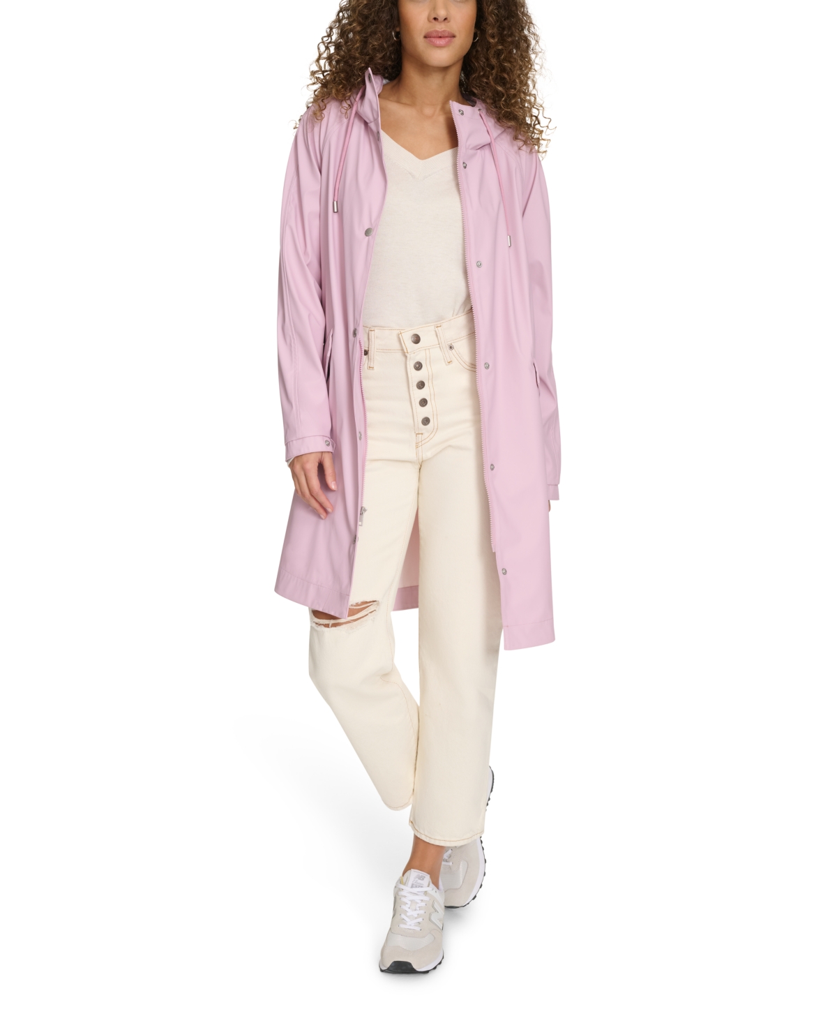 Levi's Women's Raglan Sleeve Rain Collar Jacket In Blush