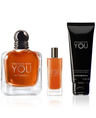 Men's 3-Pc. Emporio Stronger With You Intensely Eau de Parfum Gift Set