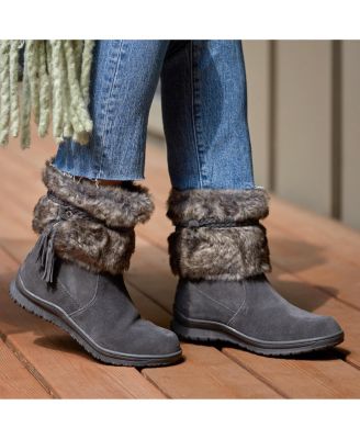 Women's Everett Faux Fur Trim Mid-Calf Boots