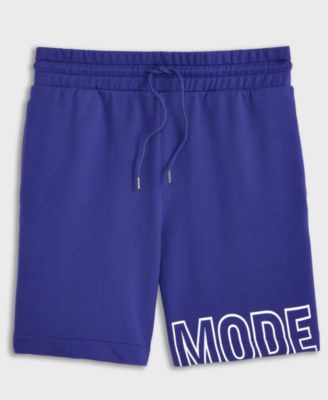 Men's Regular-Fit Logo-Print 7" French Terry Shorts, Macy's Exclusive