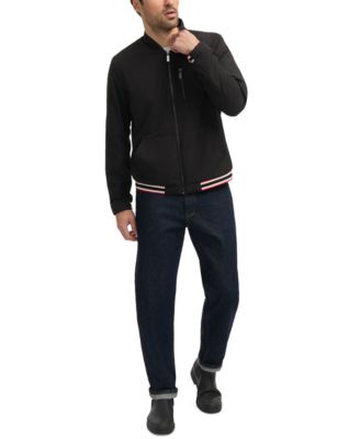 Men's Moorgate Zip Logo Bomber Jacket