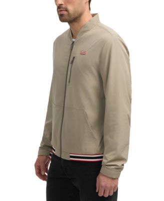 Men's Moorgate Zip Logo Bomber Jacket