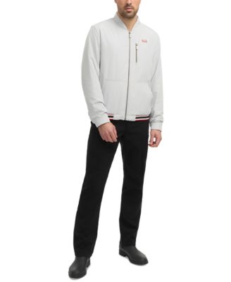 Men's Moorgate Zip Logo Bomber Jacket