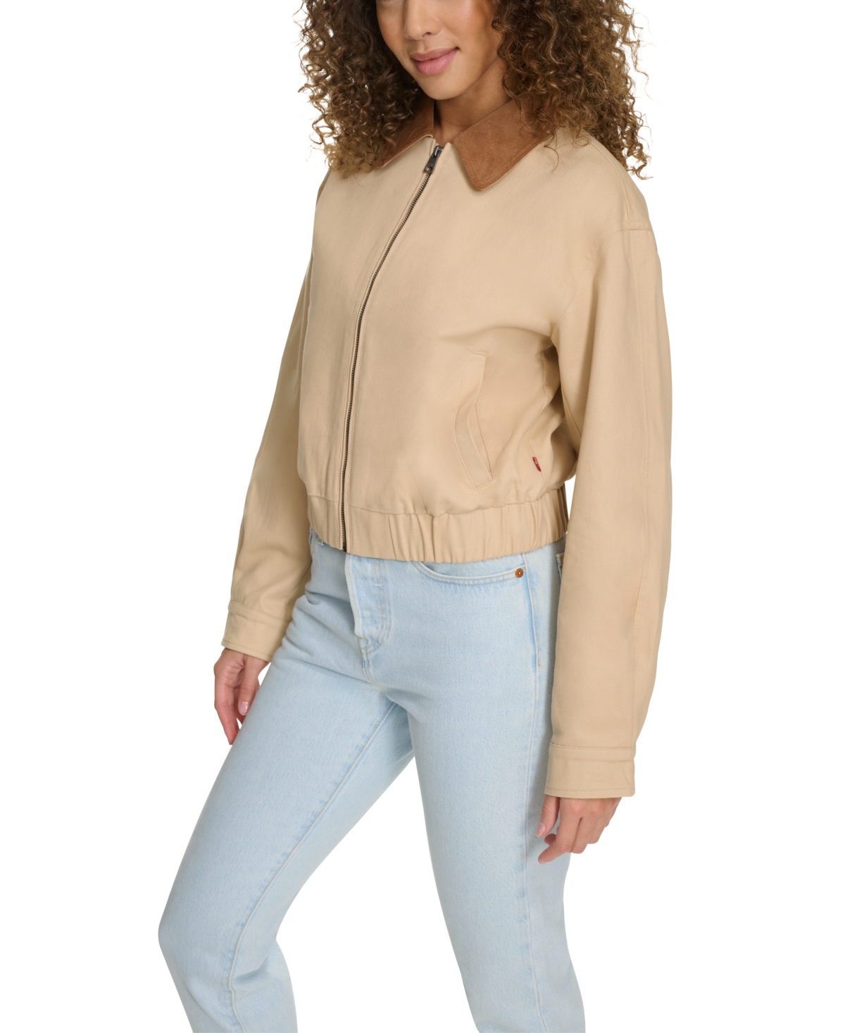 Levi's Laydown Collar Jacket In Tan