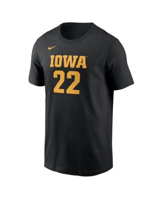 Men's and Women's Caitlin Clark Black Iowa Hawkeyes Retired Player Name Number T-Shirt