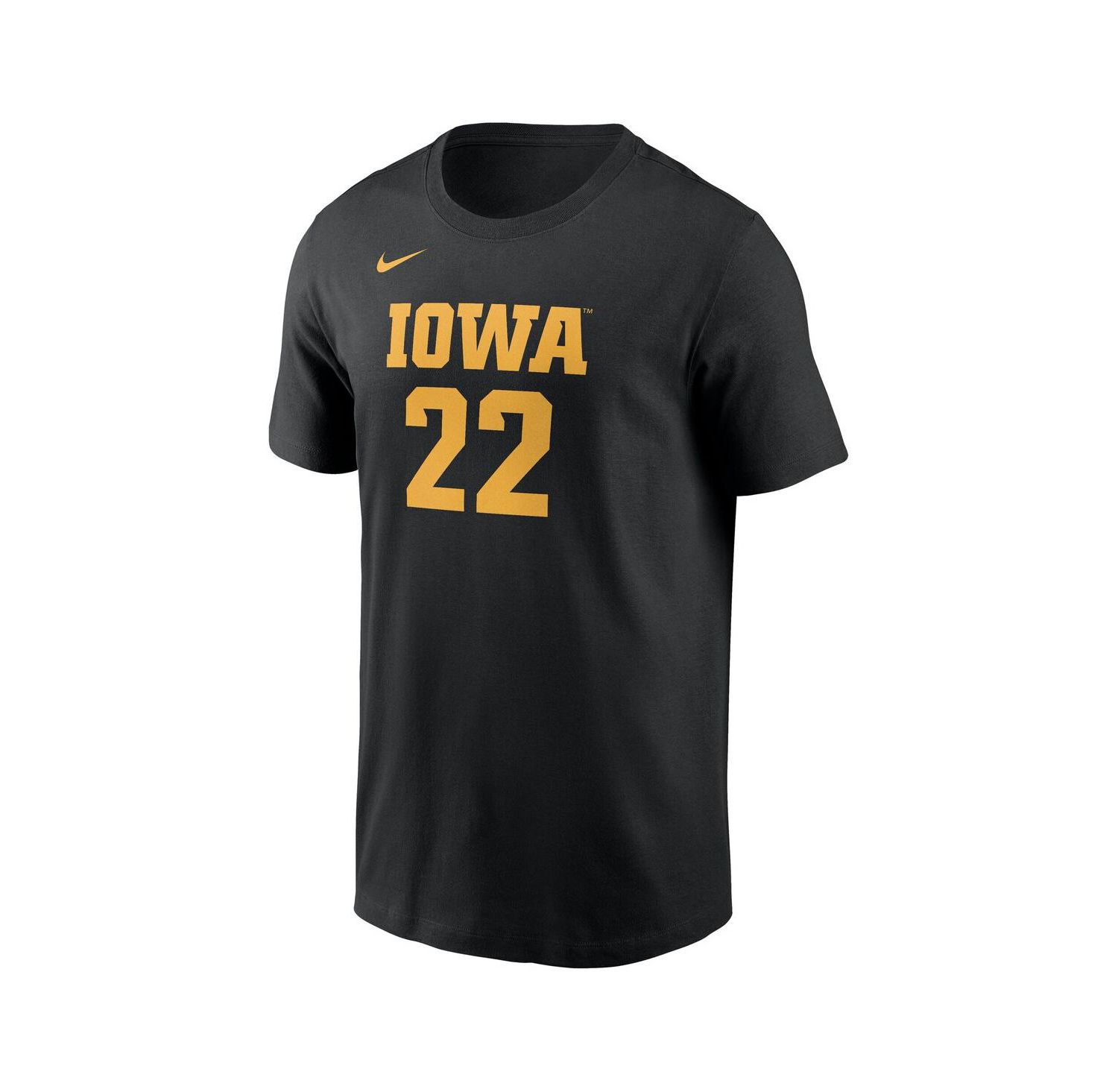 Men's and Women's Caitlin Clark Black Iowa Hawkeyes Retired Player Name & Number T-Shirt