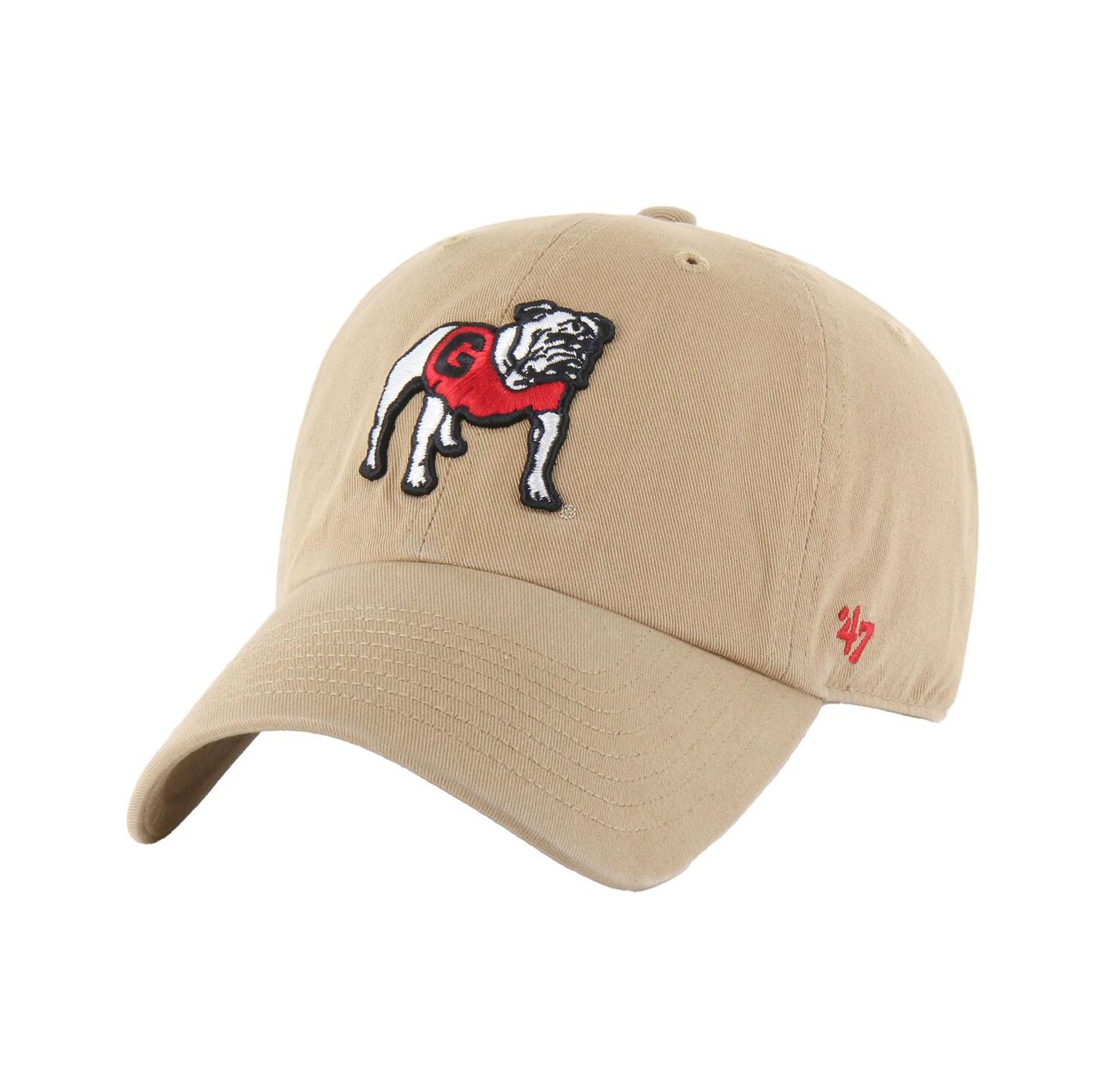 Men's Khaki Georgia Bulldogs Clean Up Adjustable Hat