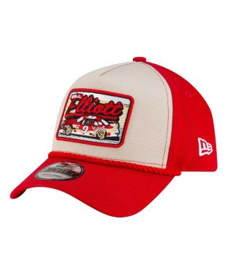 New Era - Men's Red Bill Elliott 9FORTY Rope Adjustable Hat