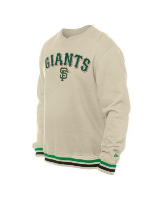 Men's Cream San Francisco Giants St. Patrick's Day Twill Pullover Sweatshirt