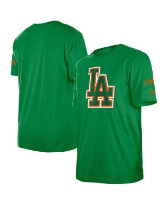 New Era - Men's Kelly Green Los Angeles Dodgers St. Patrick's Day Shamrock Fill T-Shirt