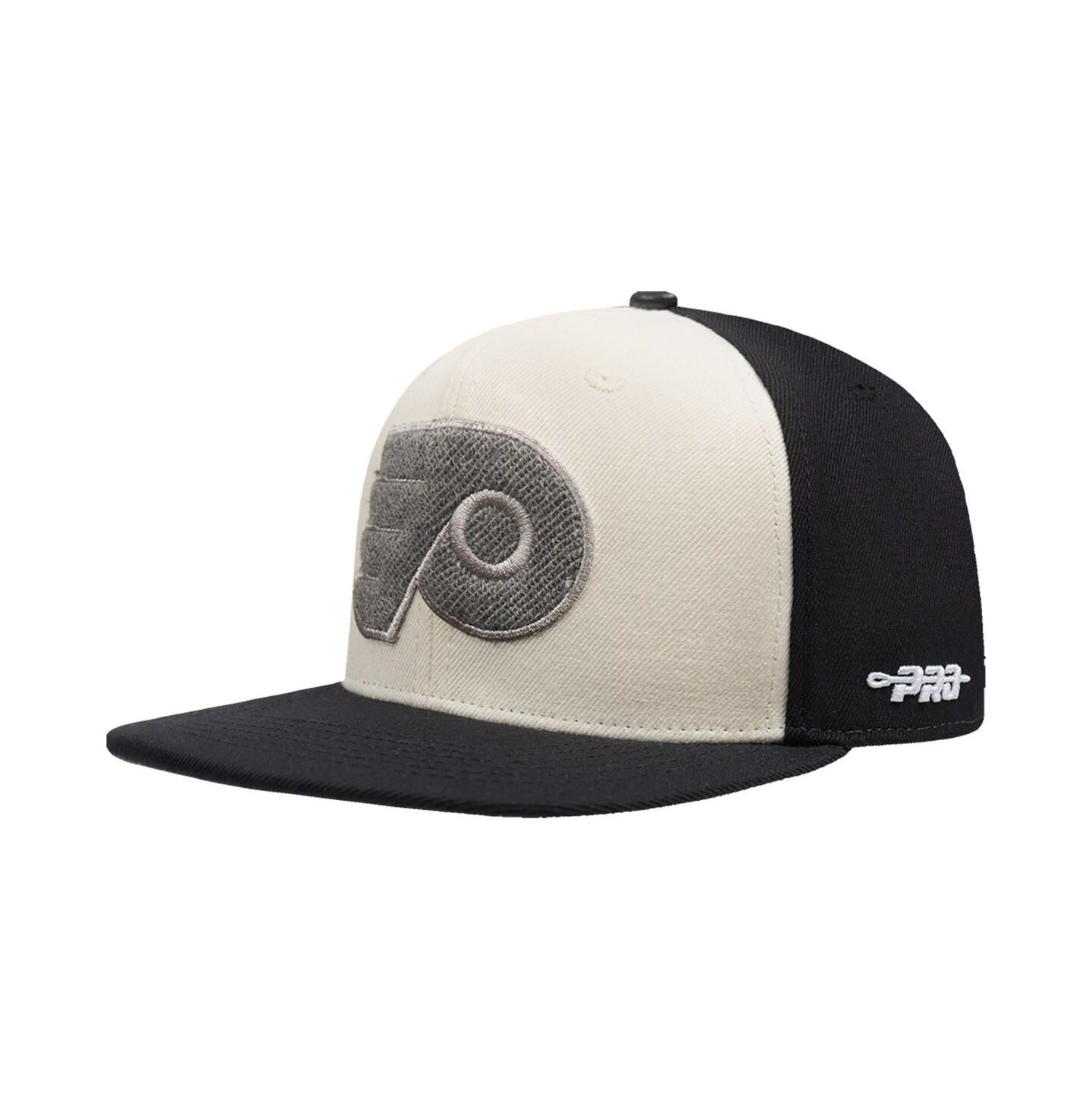 Мужская кепка Pro Standard Cream Philadelphia Flyers French Terry Snapback Hat — фото 3