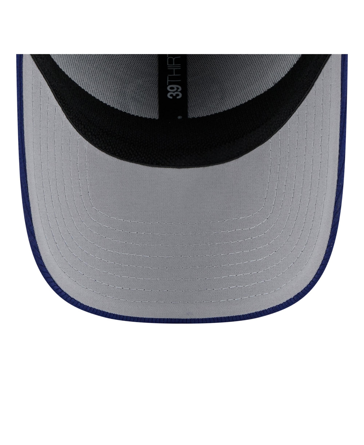 New Era Men's Gray/royal Los Angeles Dodgers 2025 Batting Practice 39thirty Flex Hat In Gray,royal