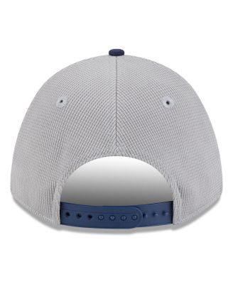 Men's Gray/Navy Tampa Bay Rays 2025 Batting Practice 9FORTY M-Crown Adjustable Hat