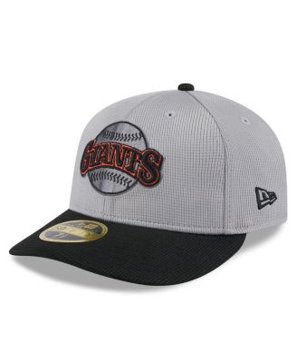 New Era - Men's Gray/Black San Francisco Giants 2025 Batting Practice Low 59FIFTY Fitted Hat