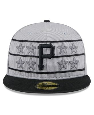 Men's Gray/Black Pittsburgh Pirates 2025 Batting Practice 59FIFTY Fitted Hat