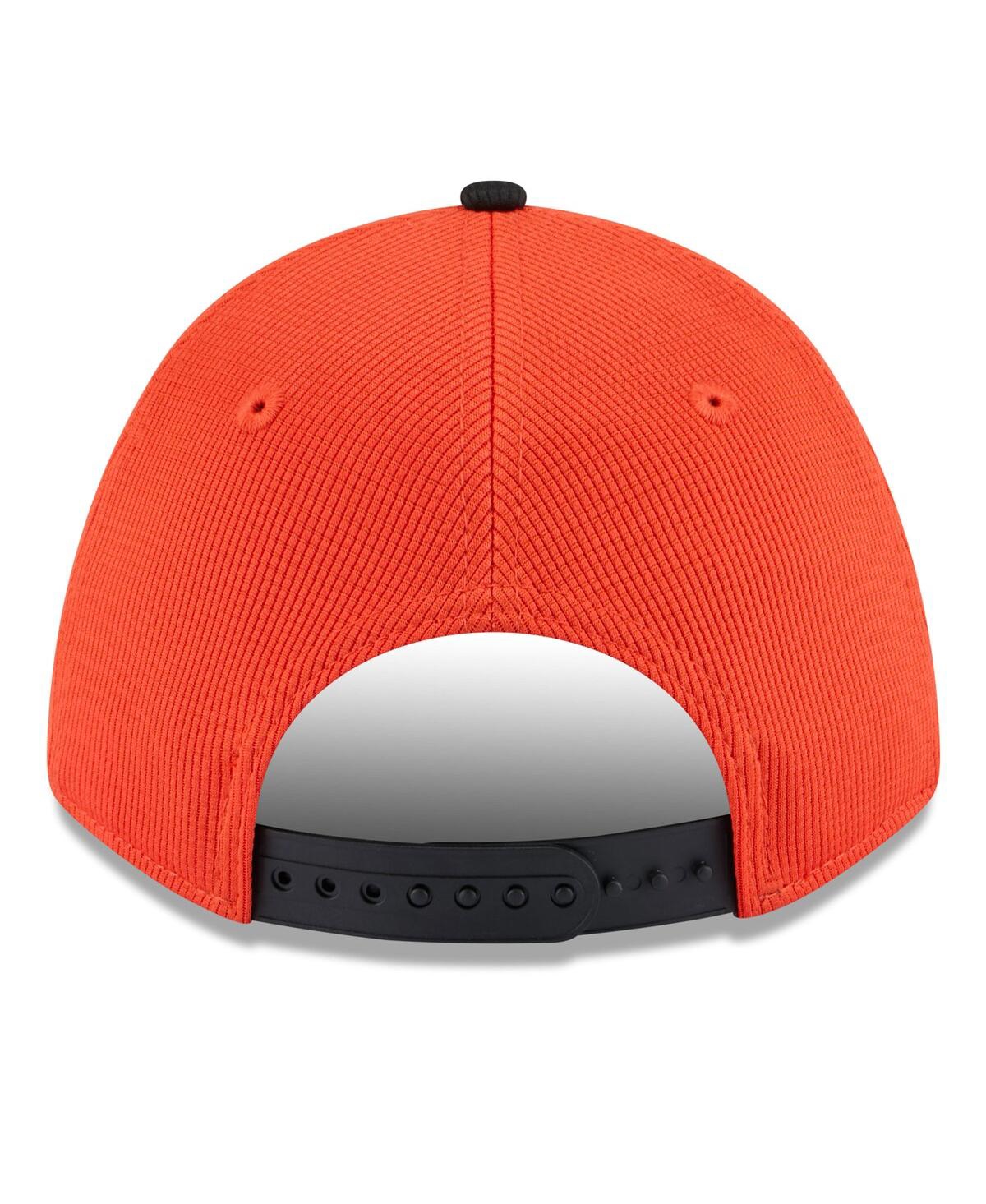 Shop New Era Men's Orange/black San Francisco Giants 2025 Spring Training 9forty Adjustable Hat In Orange,black