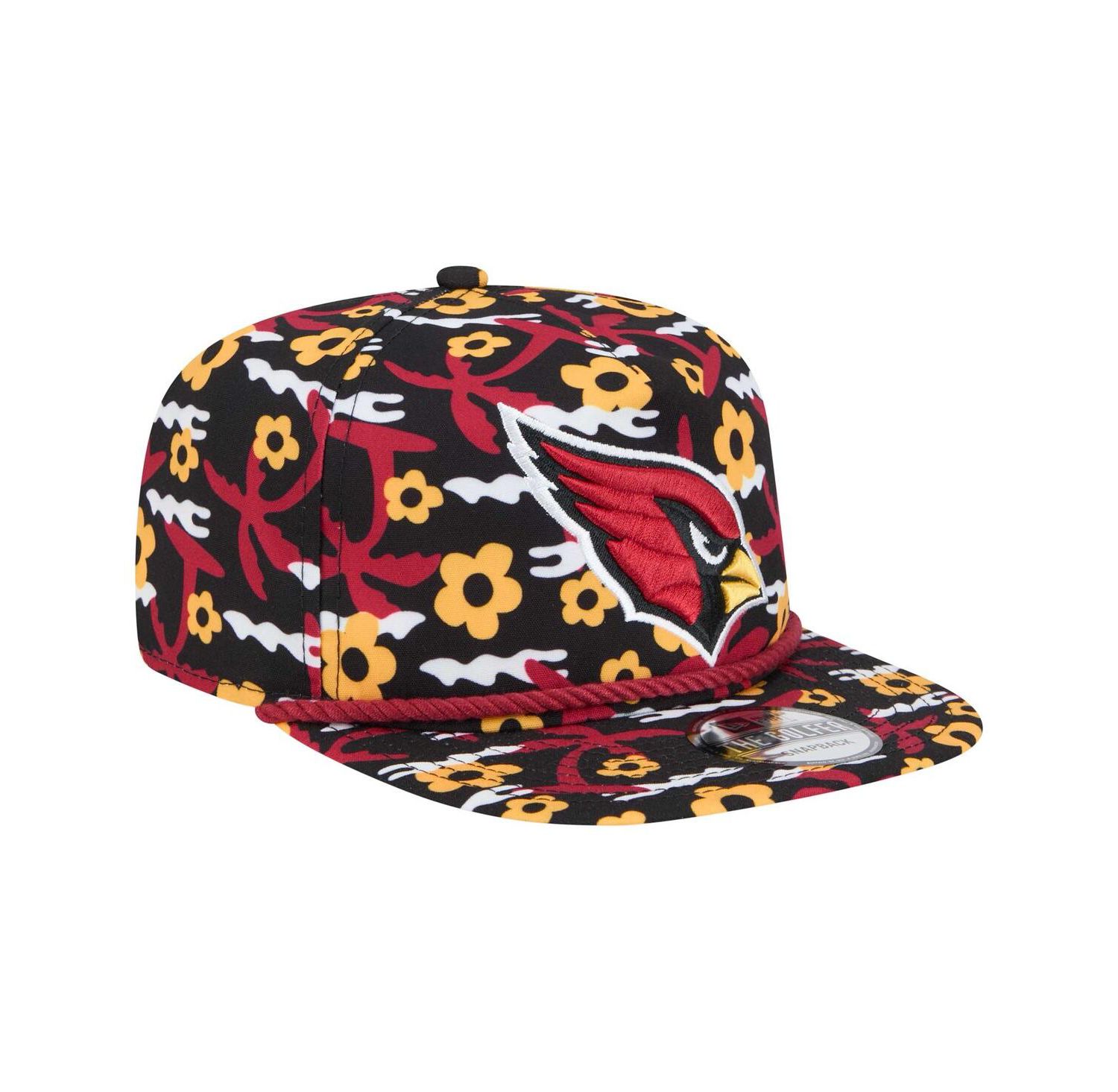 Men's Black Arizona Cardinals Wakey Wakey Golfer Snapback Hat