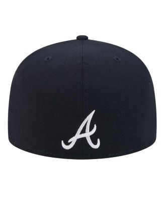 Men's Navy Atlanta Braves Ransom 59FIFTY Fitted Hat