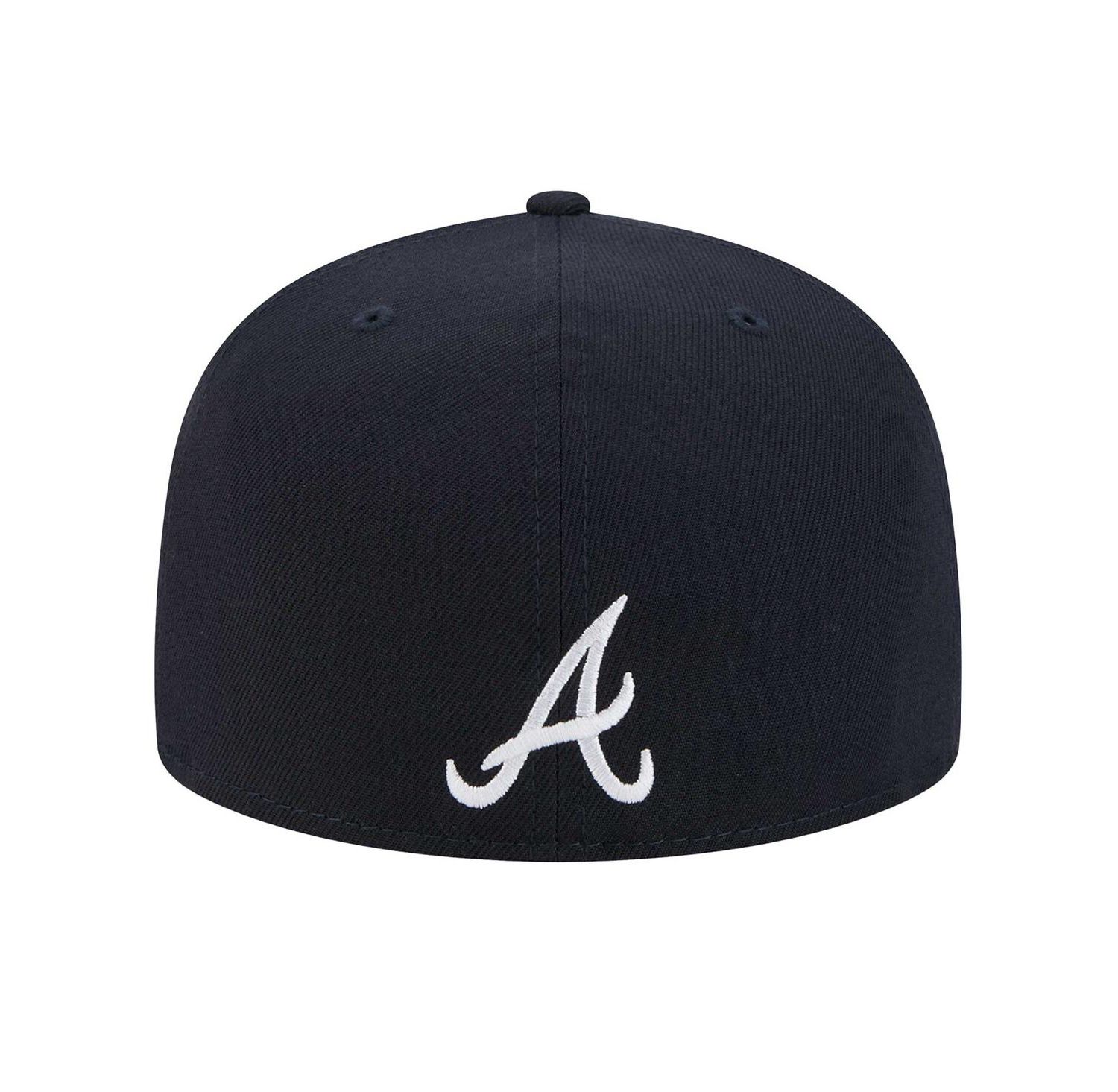 Men's Navy Atlanta Braves Ransom 59FIFTY Fitted Hat