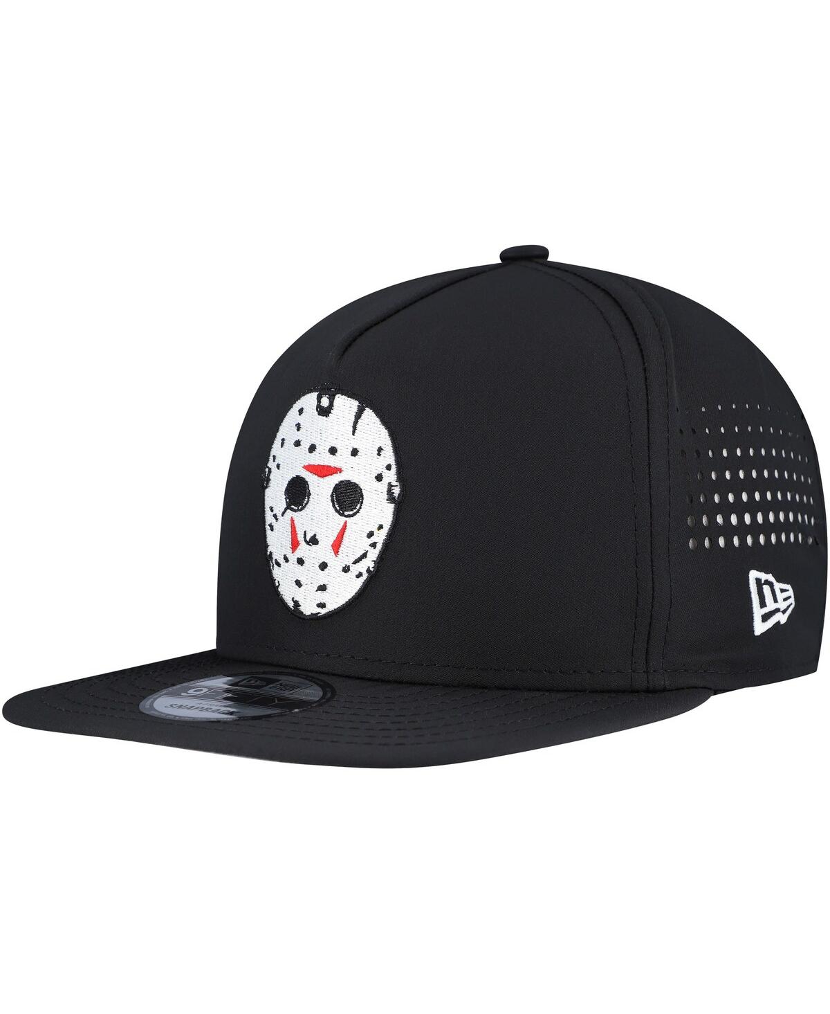 NEW ERA MEN'S BLACK FRIDAY THE 13TH VENTED 9FIFTY SNAPBACK HAT 