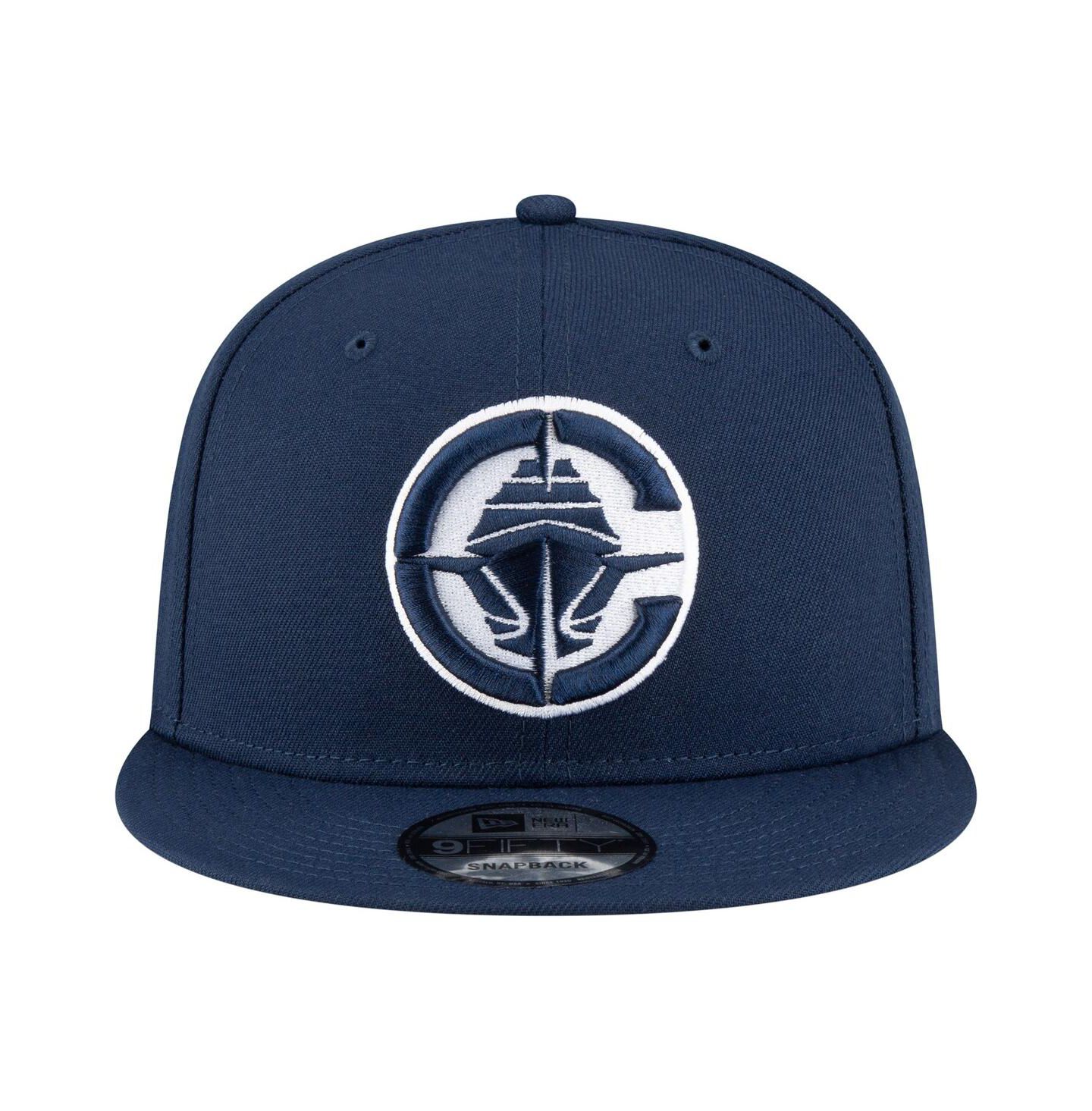Мужская кепка New Era Navy LA Clippers 9FIFTY Snapback Hat — фото 4