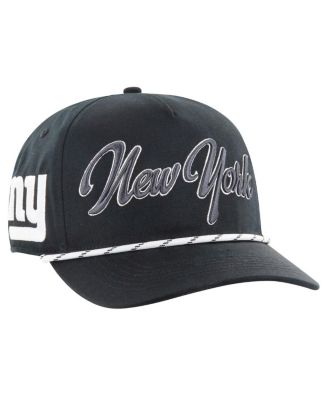 '47 Brand - Men's Black New York Giants Overhand Speckle Hitch Adjustable Hat