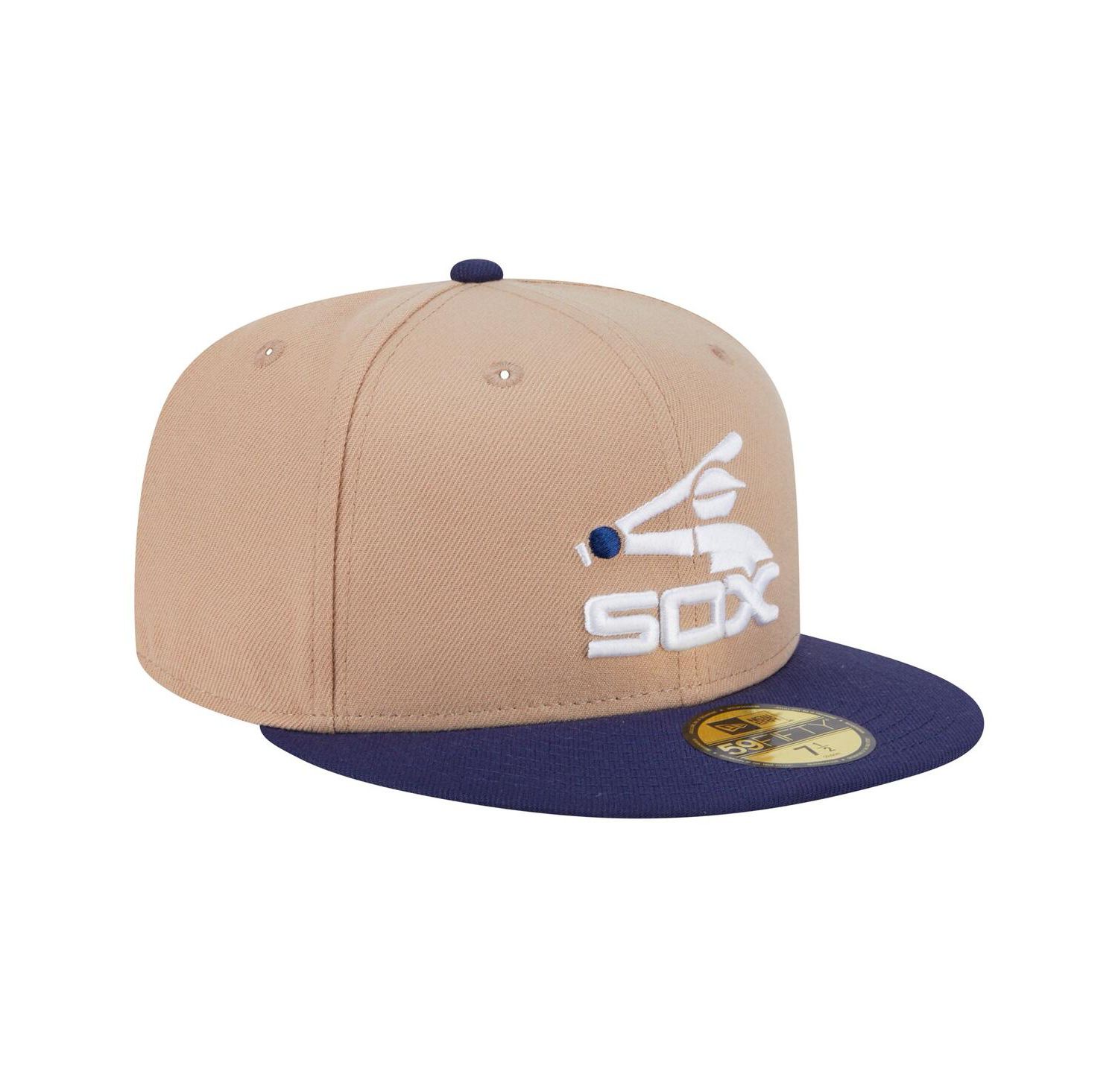 Men's Khaki Chicago White Sox 59FIFTY Fitted Hat