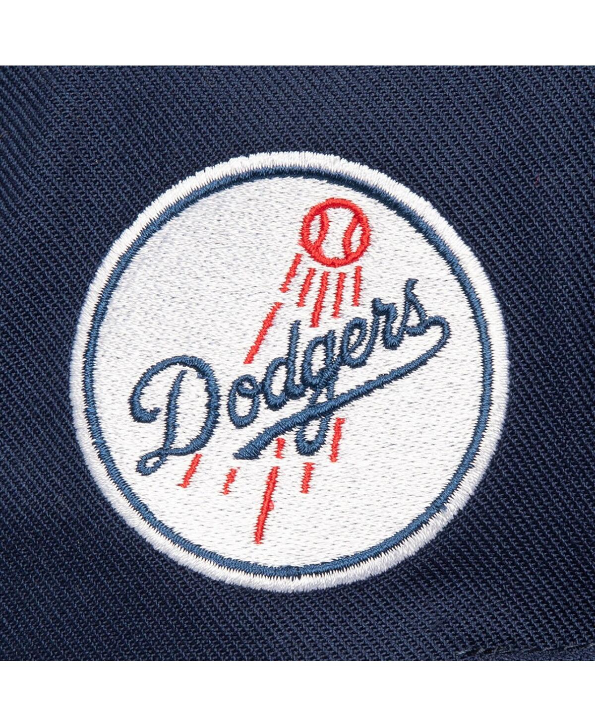 Mitchell & Ness Men's Navy Los Angeles Dodgers Double Up Snapback Hat In Navy