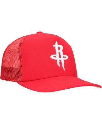 Men's Red Houston Rockets Core Evergreen OTC Trucker Adjustable Hat