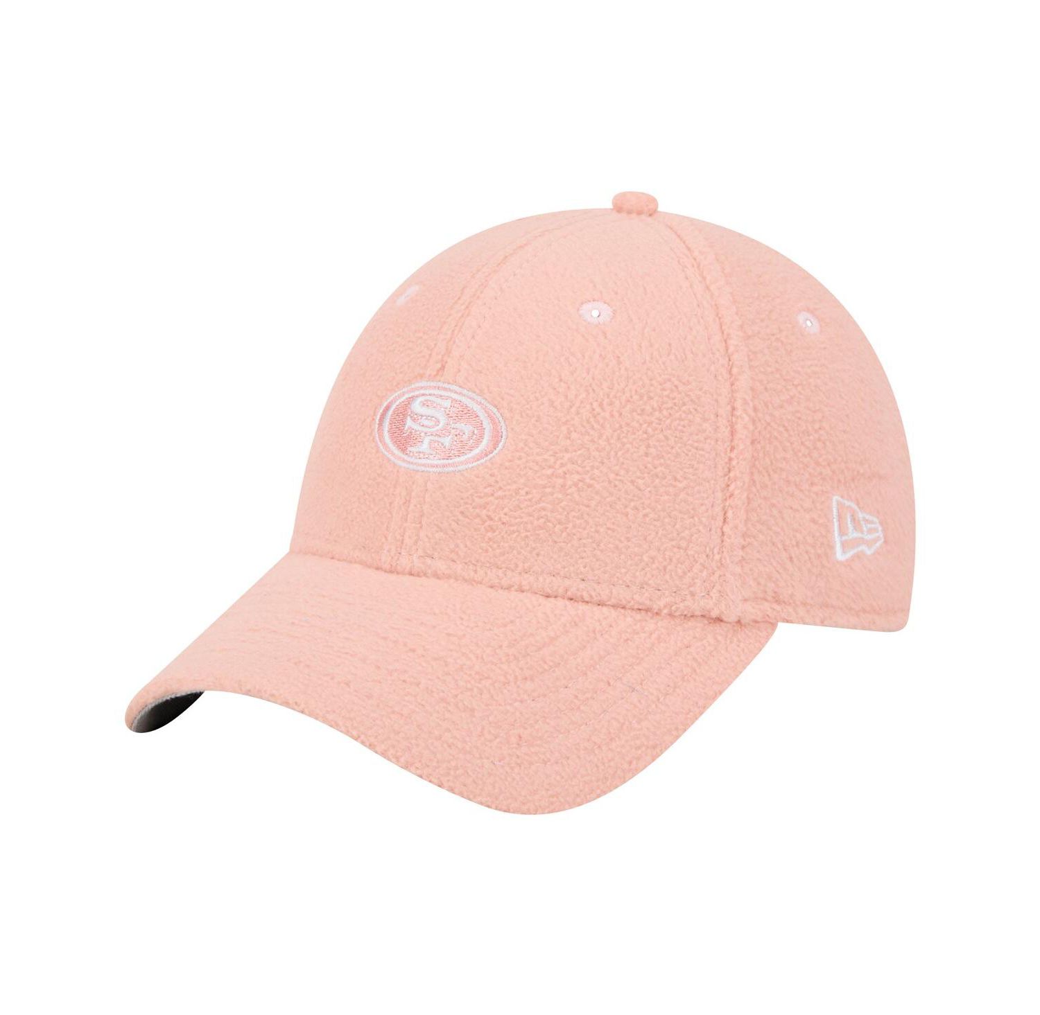 Women's Light Pink San Francisco 49ers Cozy Sherpa 9FORTY Adjustable Hat