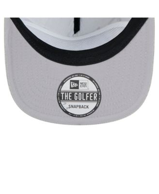 Men's Gray Los Angeles Lakers Throwback Corduroy Golfer Snapback Hat