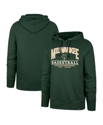 '47 Brand - Men's and Women's Hunter Green Milwaukee Bucks Good Call Headline Pullover Hoodie