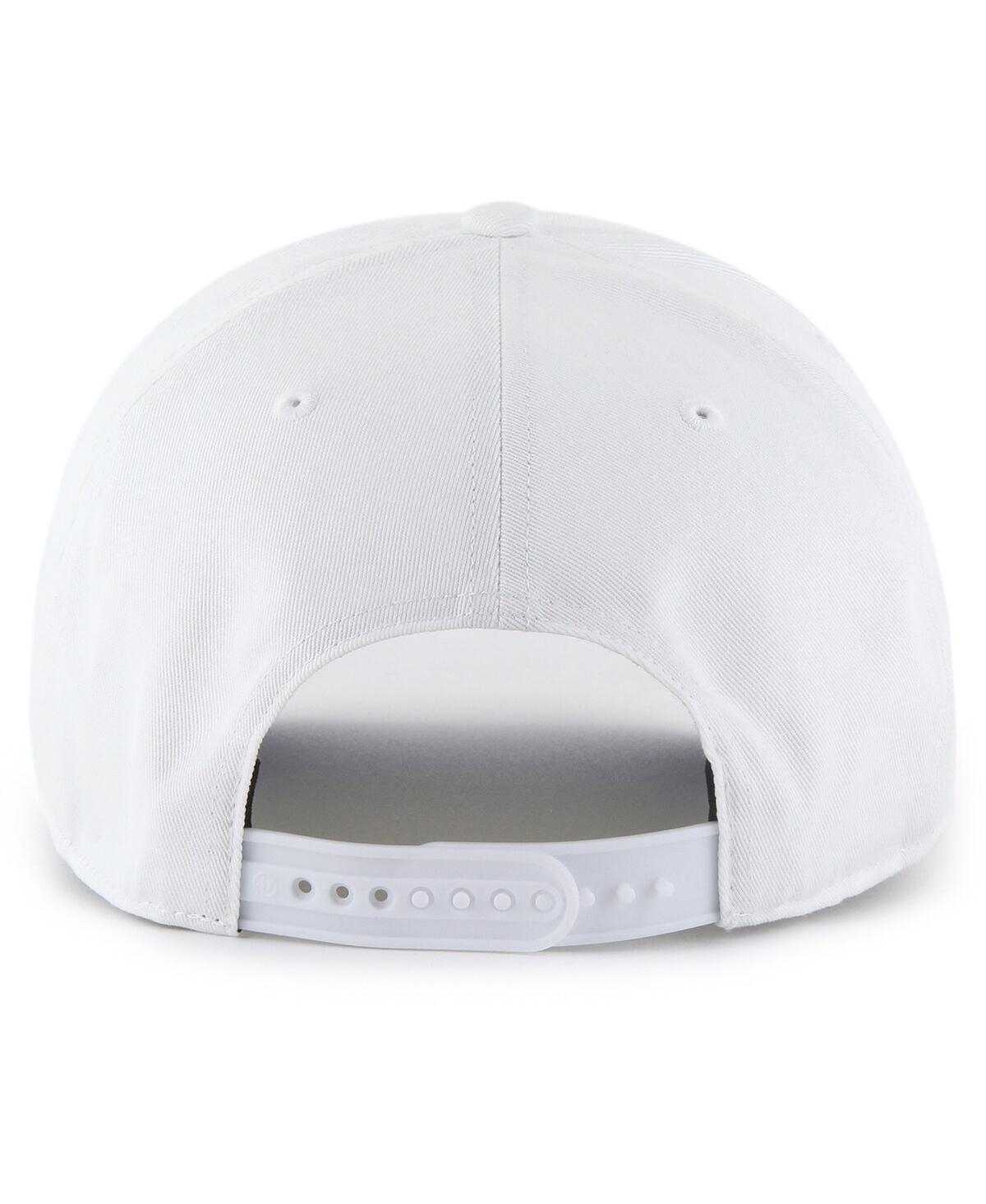 47 BRAND MEN'S WHITE NASCAR MERCHANDISE ROSCOE HITCH ADJUSTABLE HAT 
