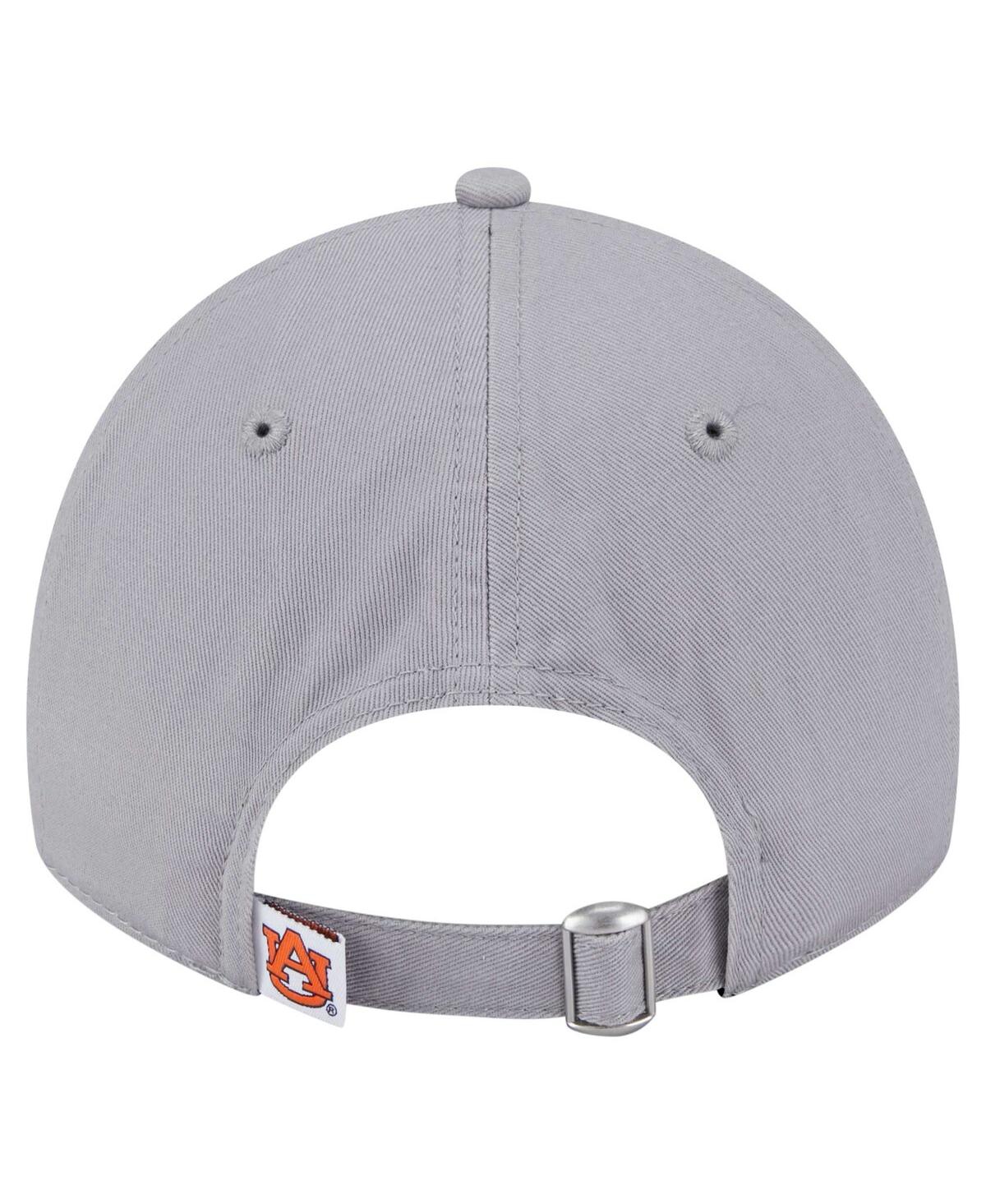 New Era Women's Gray Auburn Tigers Logo 9twenty Adjustable Hat In Gray