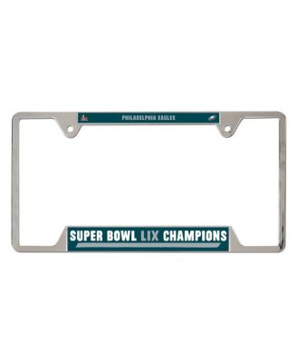Wincraft - Philadelphia Eagles Super Bowl LIX Champions Metal License Plate Frame