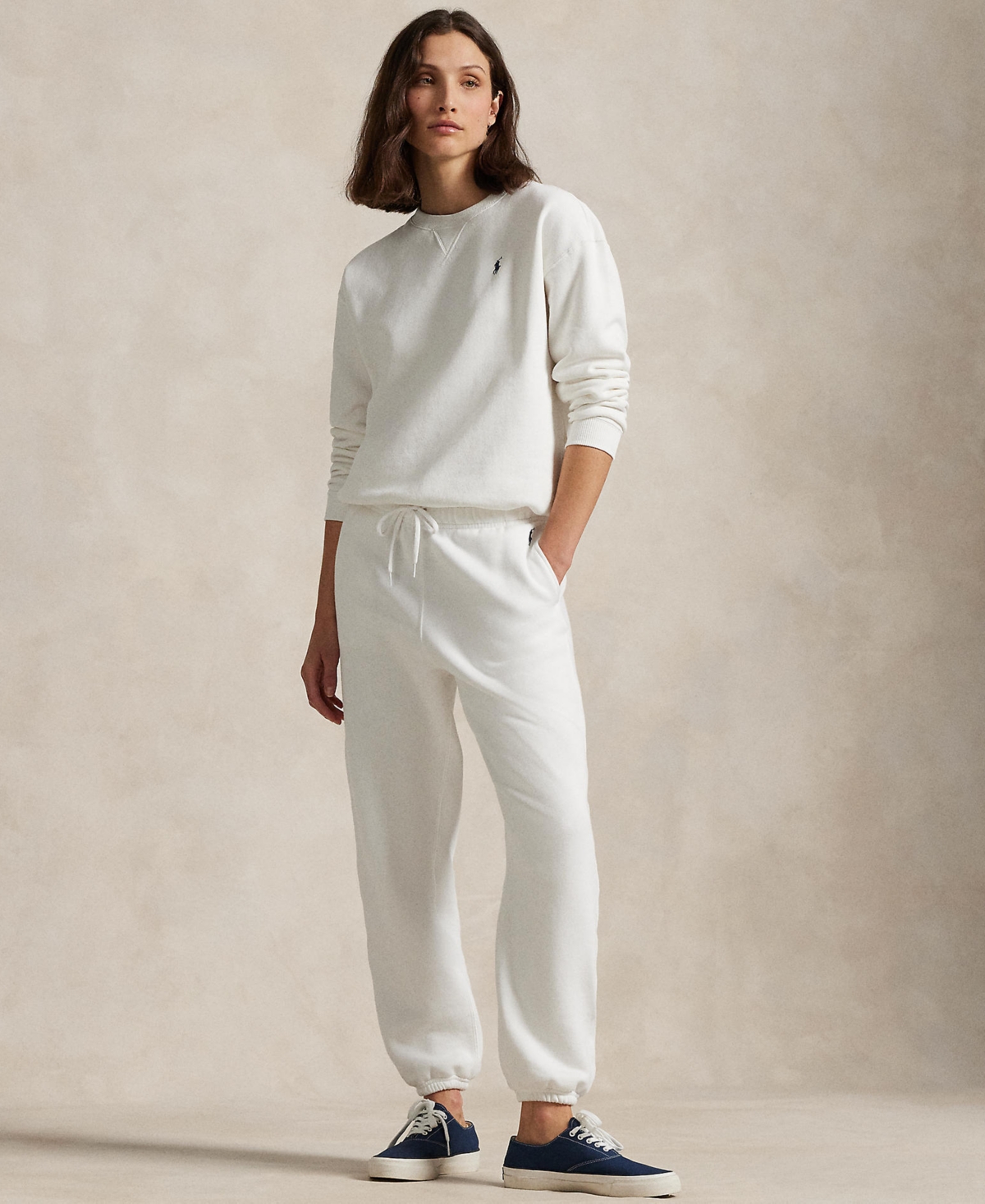 POLO RALPH LAUREN WOMEN'S FLEECE CREWNECK SWEATSHIRT 