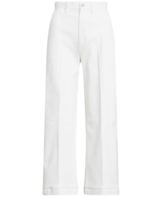 Women's Chino Wide-Leg Pants
