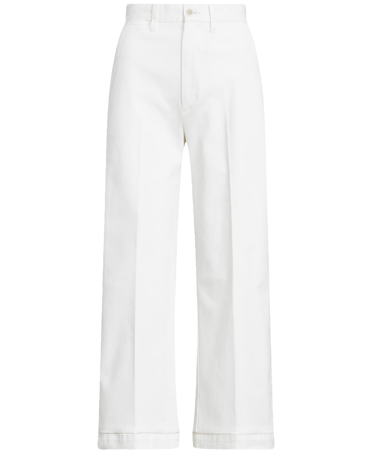 Polo Ralph Lauren Women's Chino Wide-leg Pants In Warm White