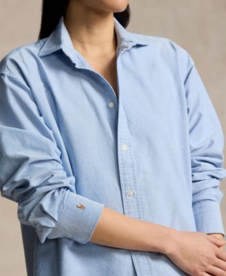 Women's Relaxed-Fit Oxford Shirt